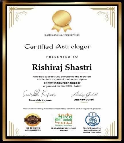 Astrologer Rishiraj Shastri
